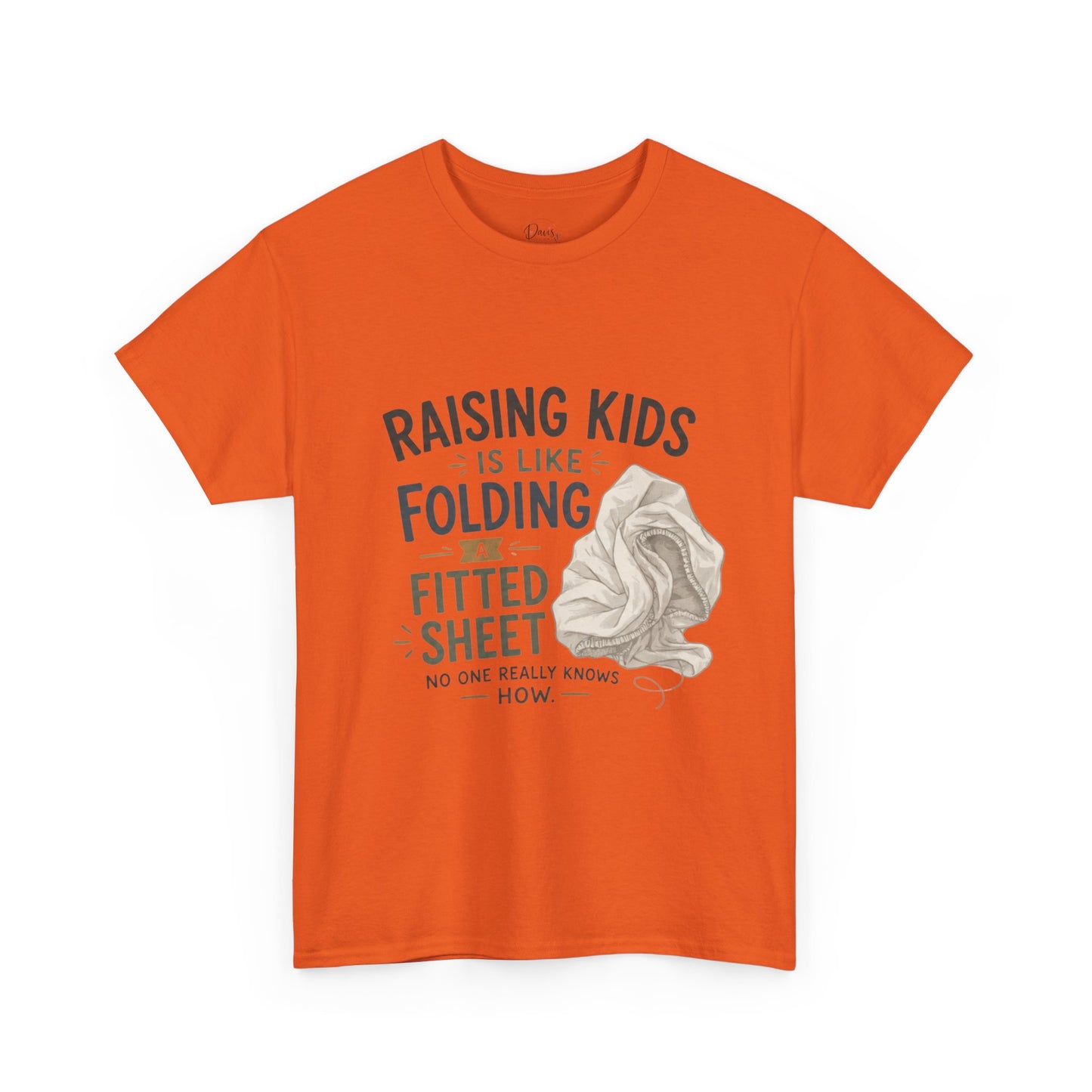 Unisex Heavy Cotton Tee Kids & Folded Sheets