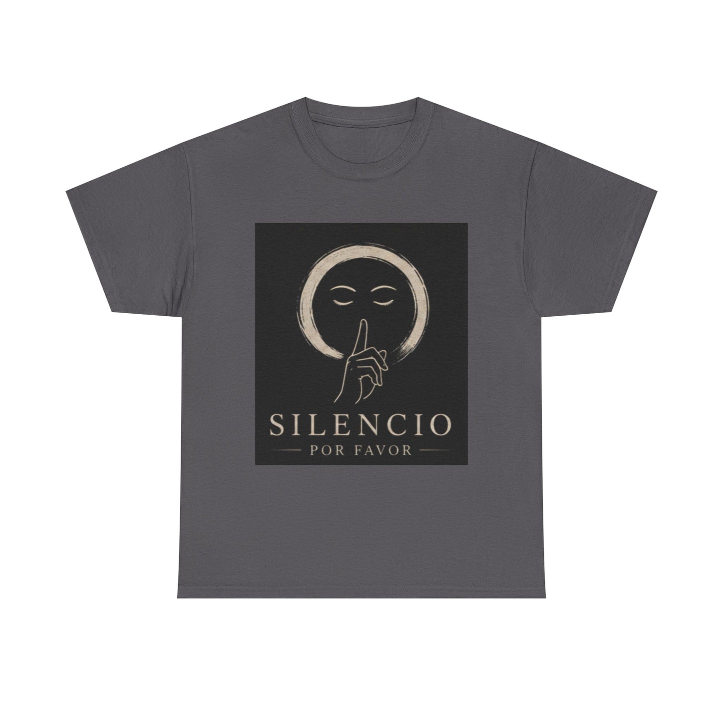 Unisex Heavy Cotton Tee Silencio Circ