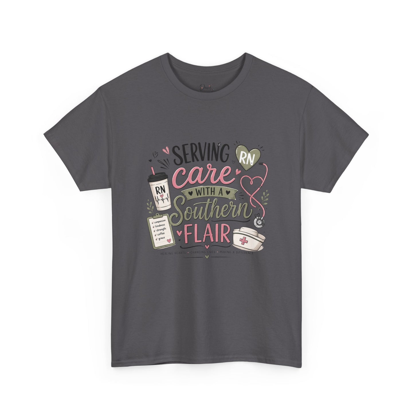 Unisex Heavy Cotton Tee RN Southern Flair