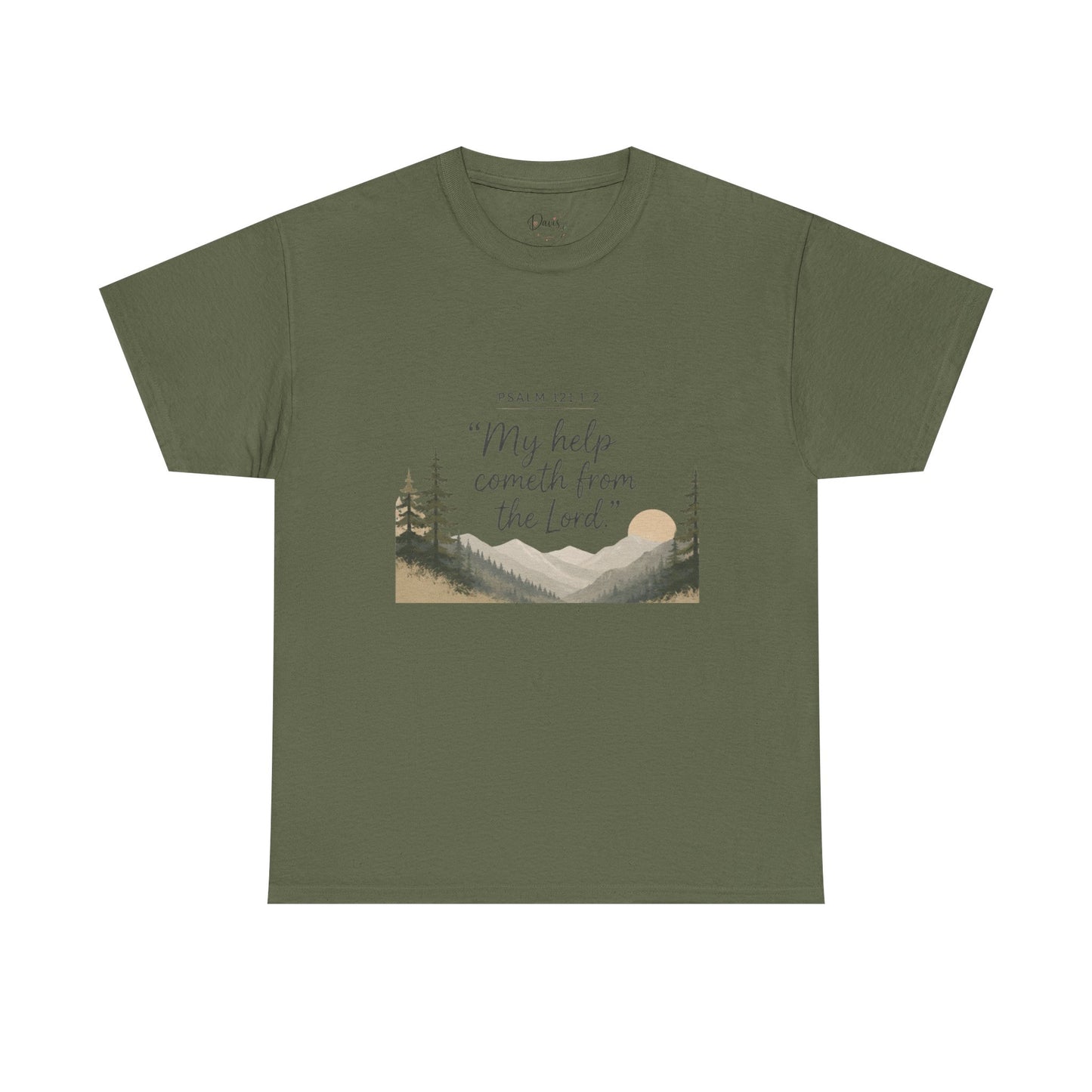 Unisex Heavy Cotton Tee Help From Lord