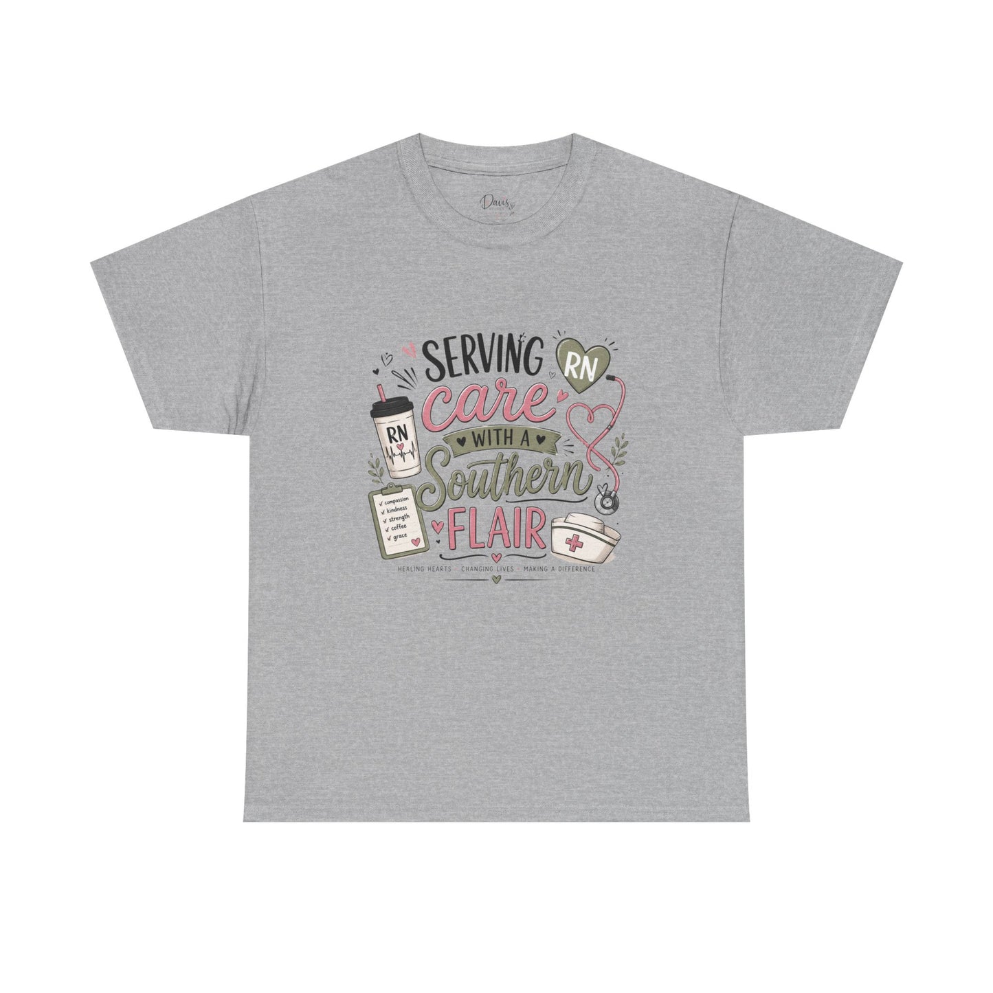 Unisex Heavy Cotton Tee RN Southern Flair