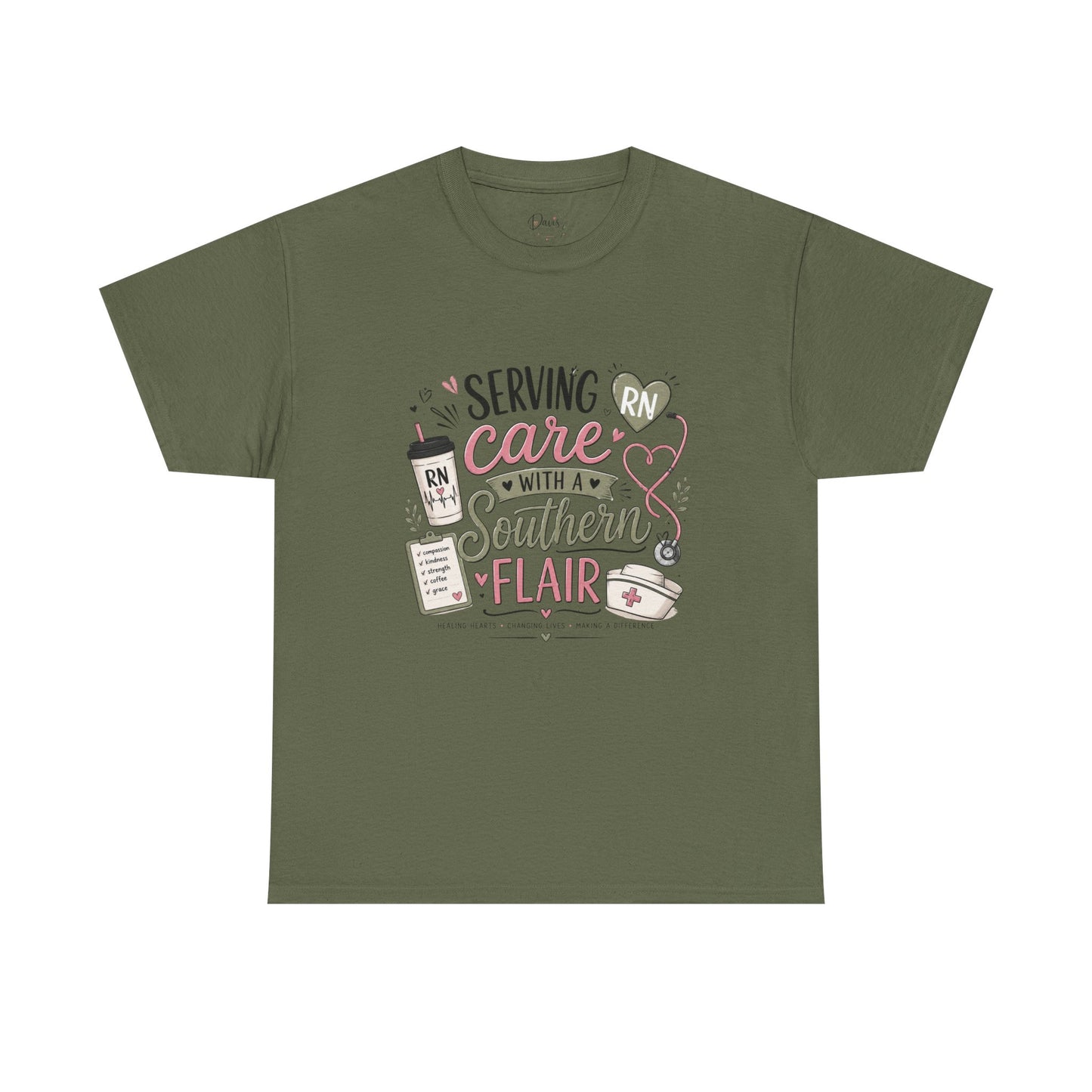 Unisex Heavy Cotton Tee RN Southern Flair