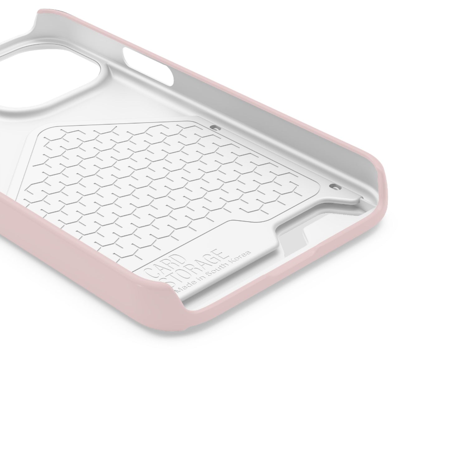 Pink Faith Phone Case with Card Holder — "Yahweh" Psalm IPHONE