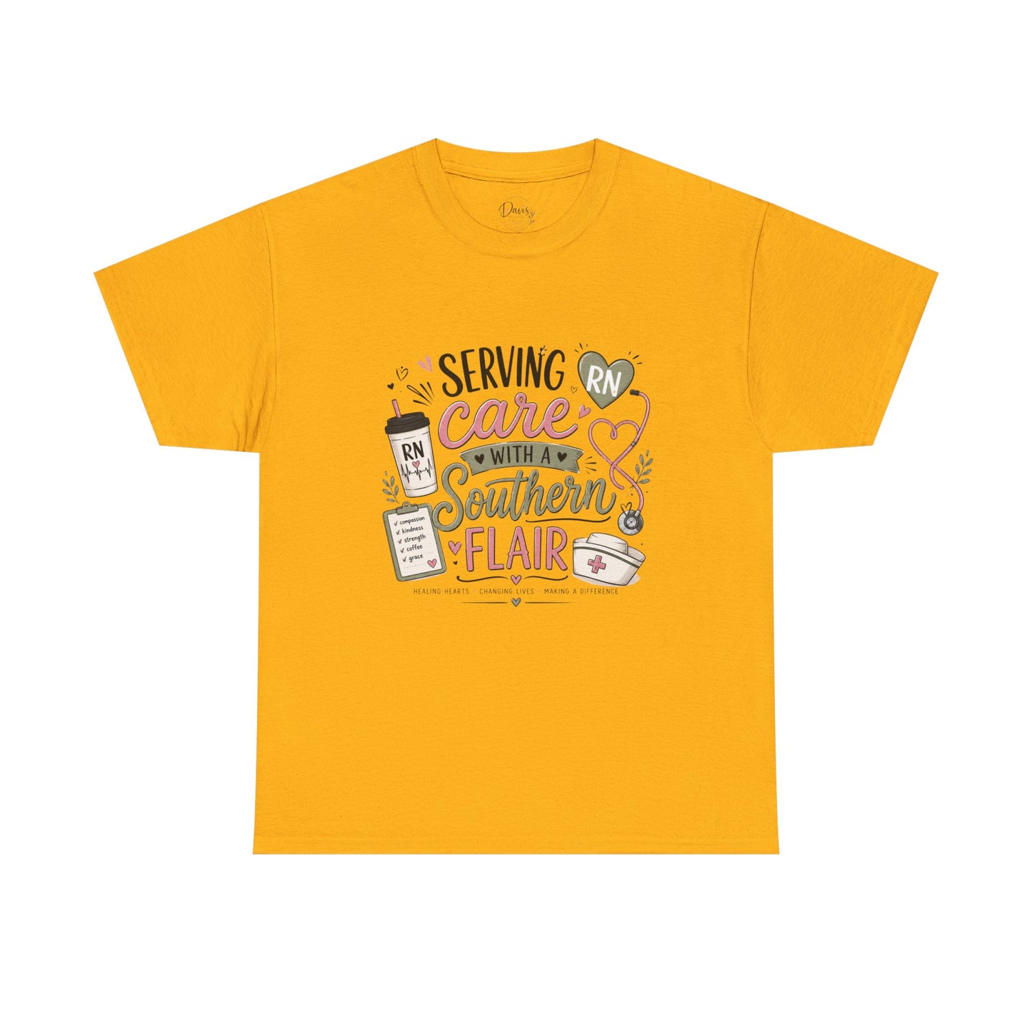 Unisex Heavy Cotton Tee RN Southern Flair