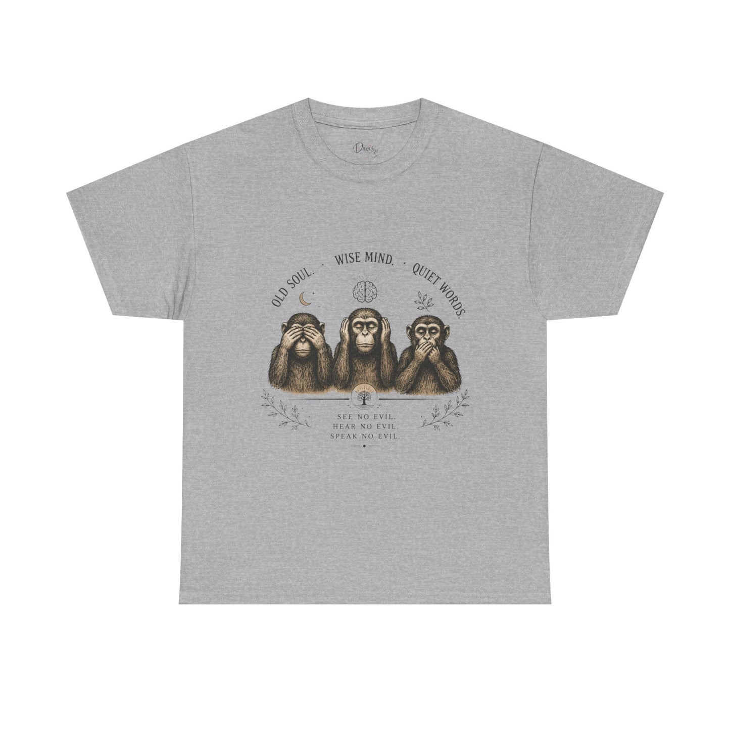 Unisex Heavy Cotton Tee 3 Wise Monkeys