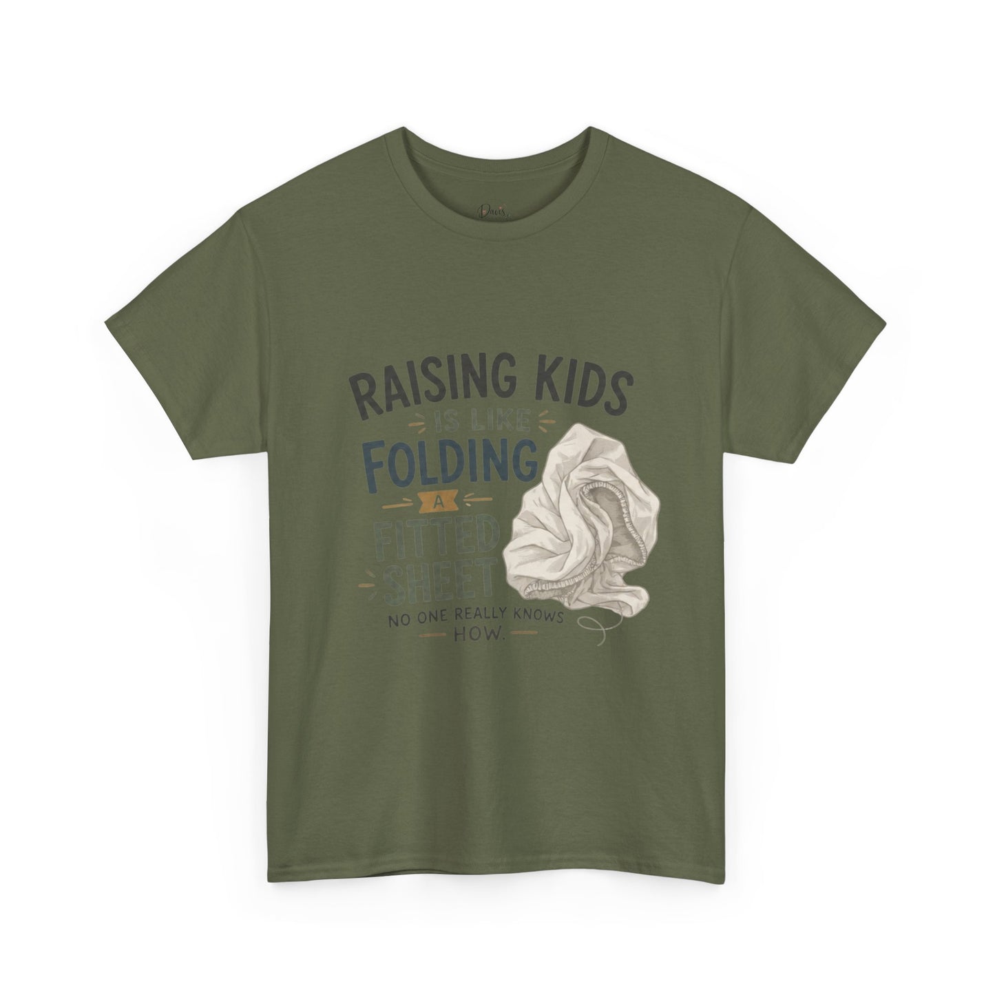 Unisex Heavy Cotton Tee Kids & Folded Sheets