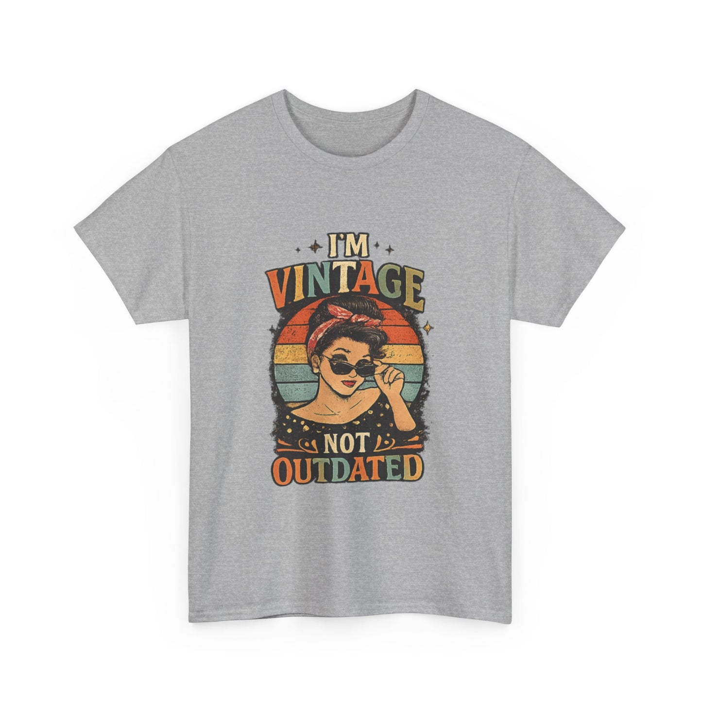 Unisex Heavy Cotton Tee I'm Vintage