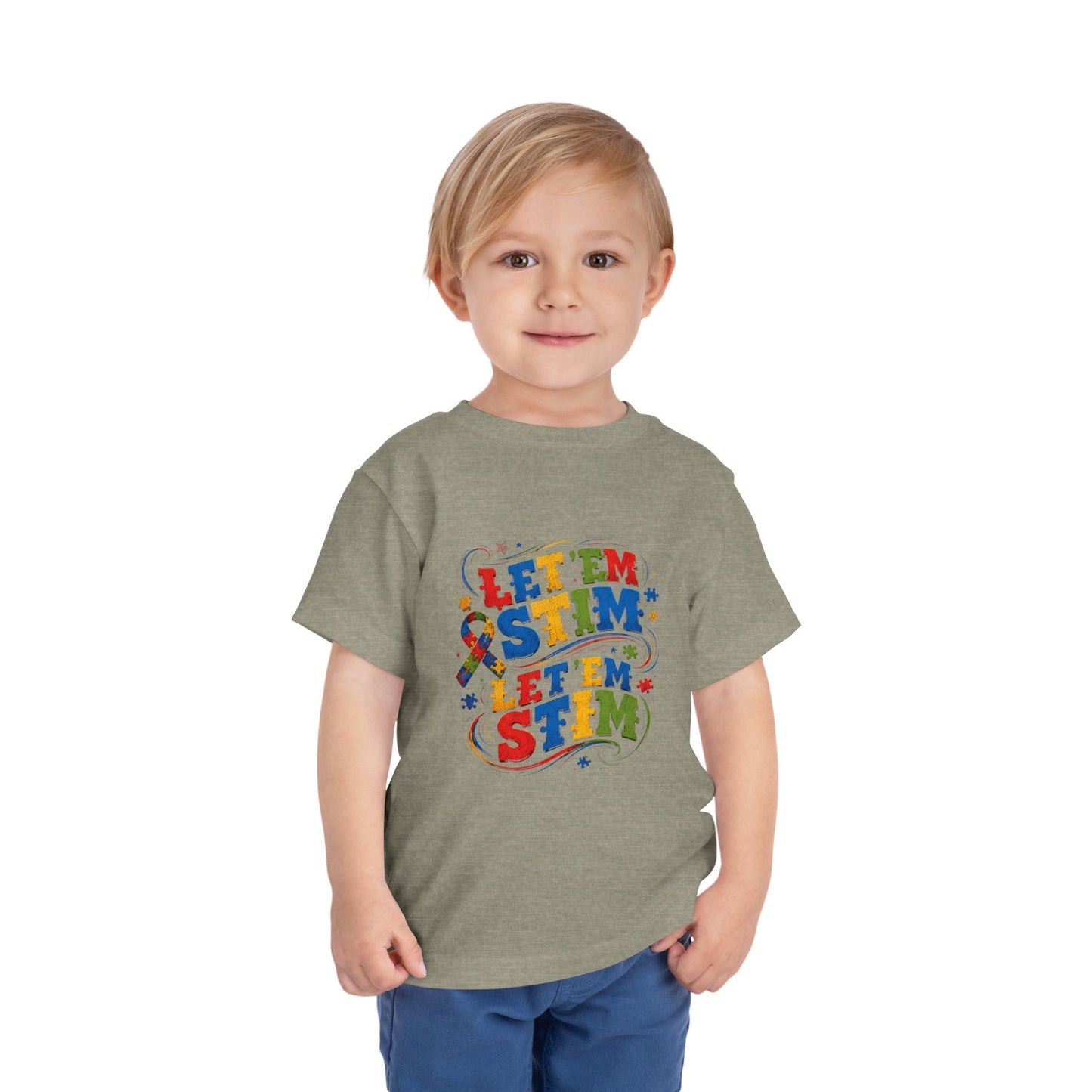 Toddler Short Sleeve Tee Let em Stim