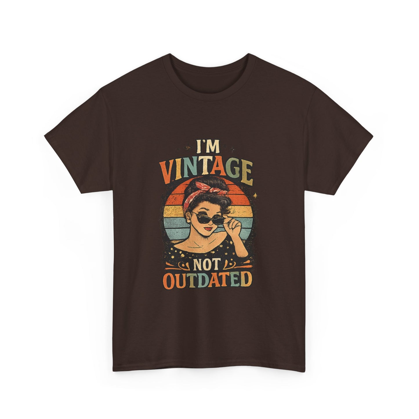 Unisex Heavy Cotton Tee I'm Vintage