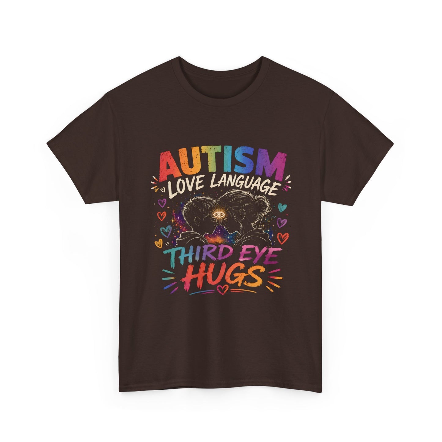 Unisex Heavy Cotton Tee Autism Third Eye Kisses