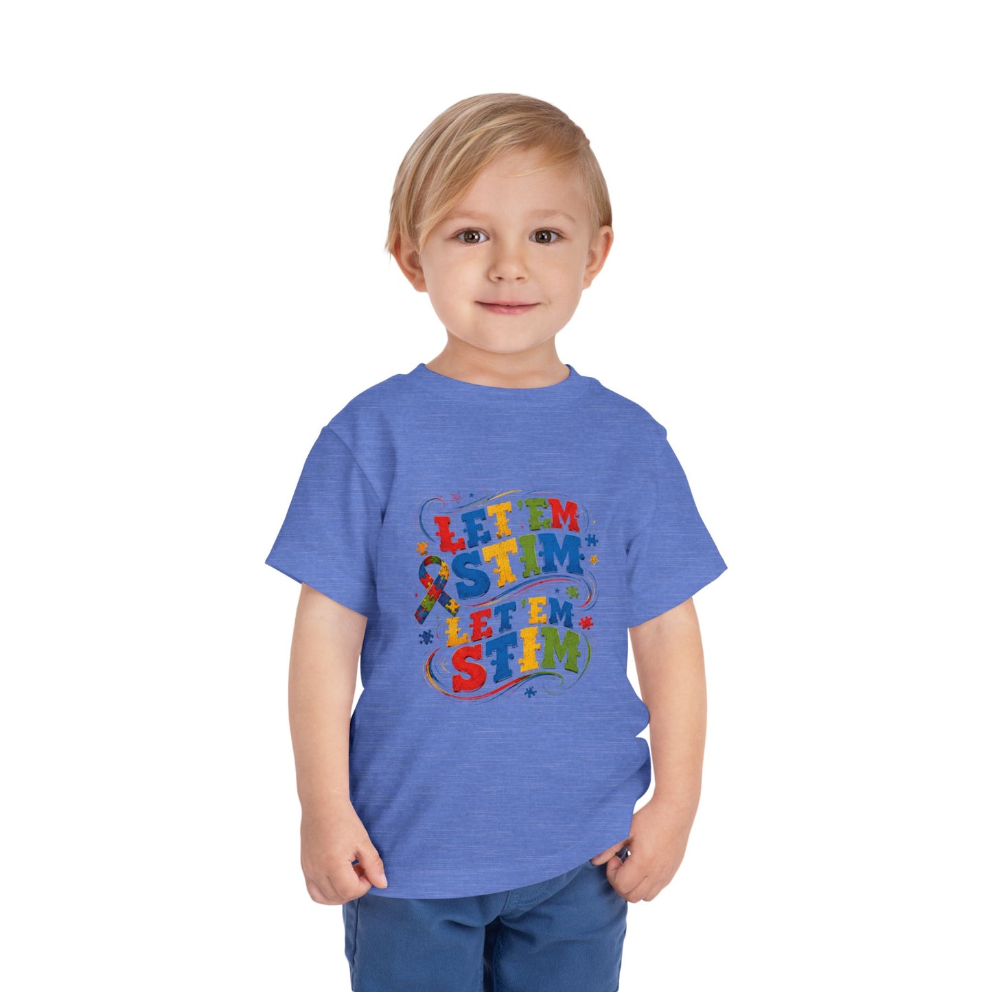 Toddler Short Sleeve Tee Let em Stim