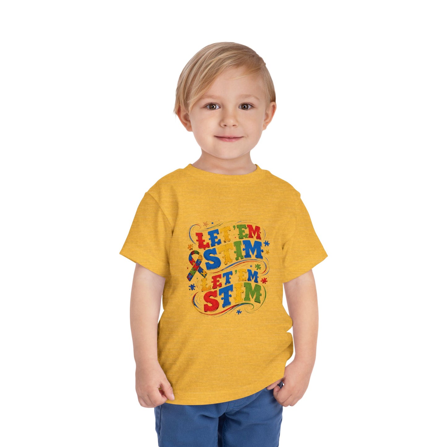 Toddler Short Sleeve Tee Let em Stim