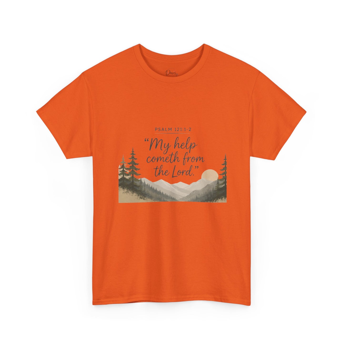Unisex Heavy Cotton Tee Help From Lord