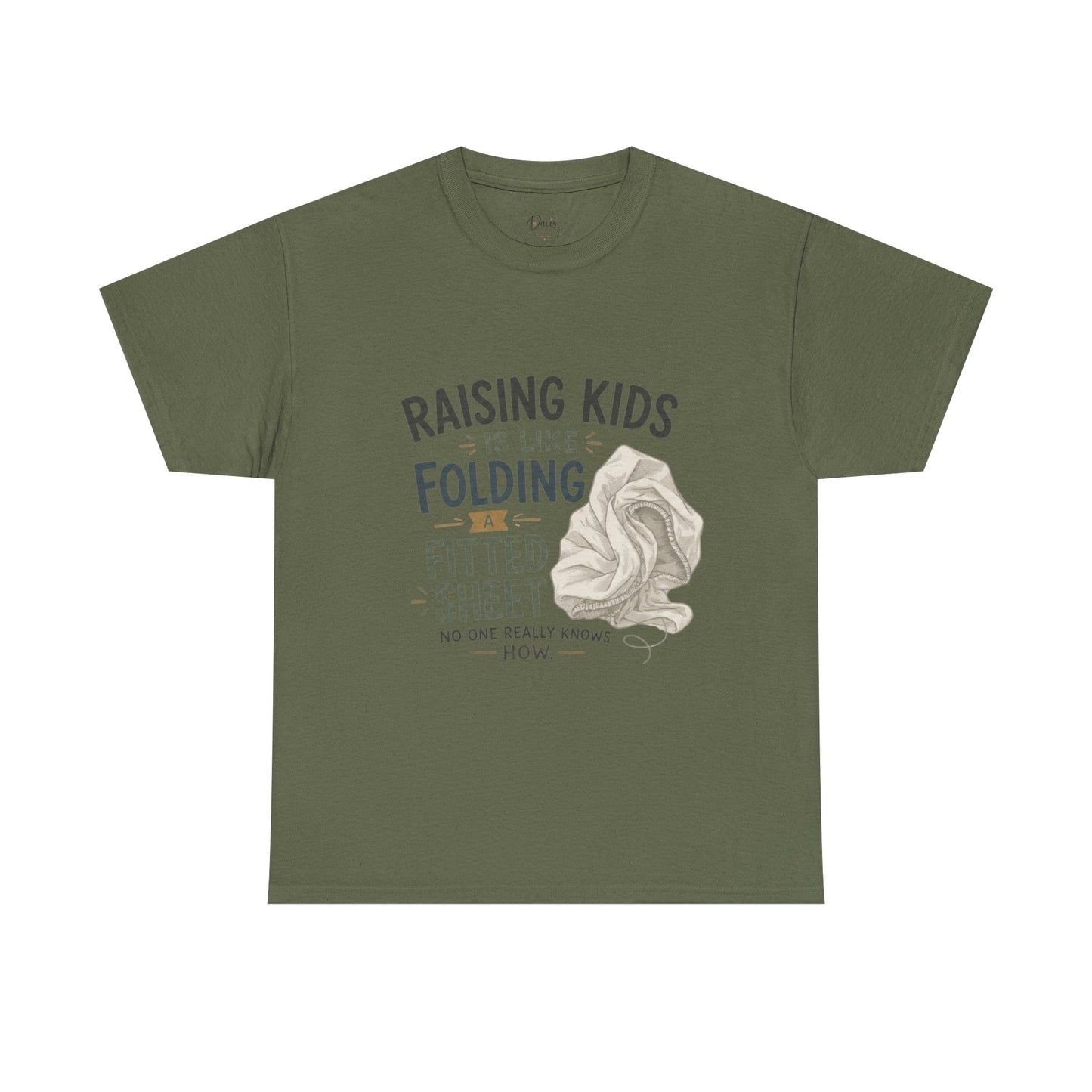 Unisex Heavy Cotton Tee Kids & Folded Sheets