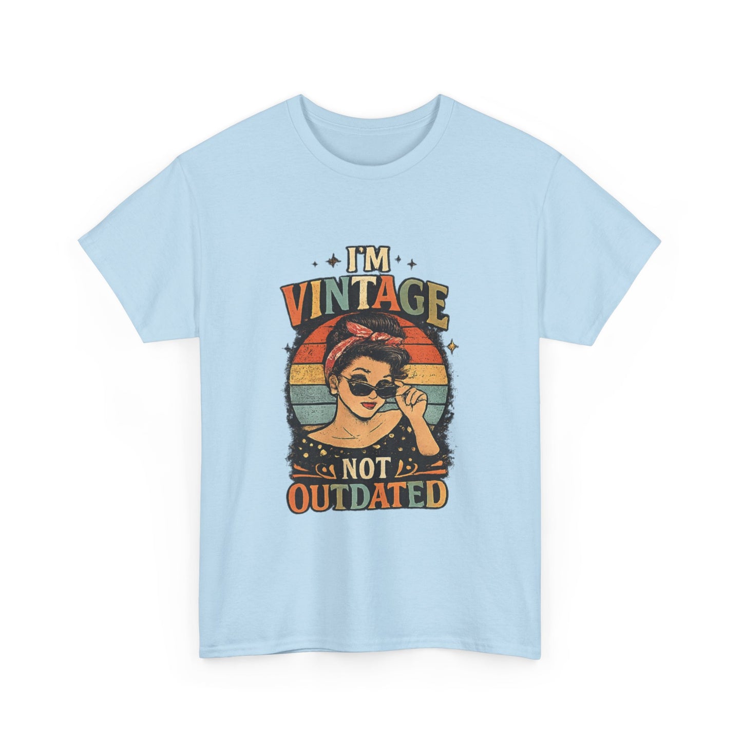 Unisex Heavy Cotton Tee I'm Vintage