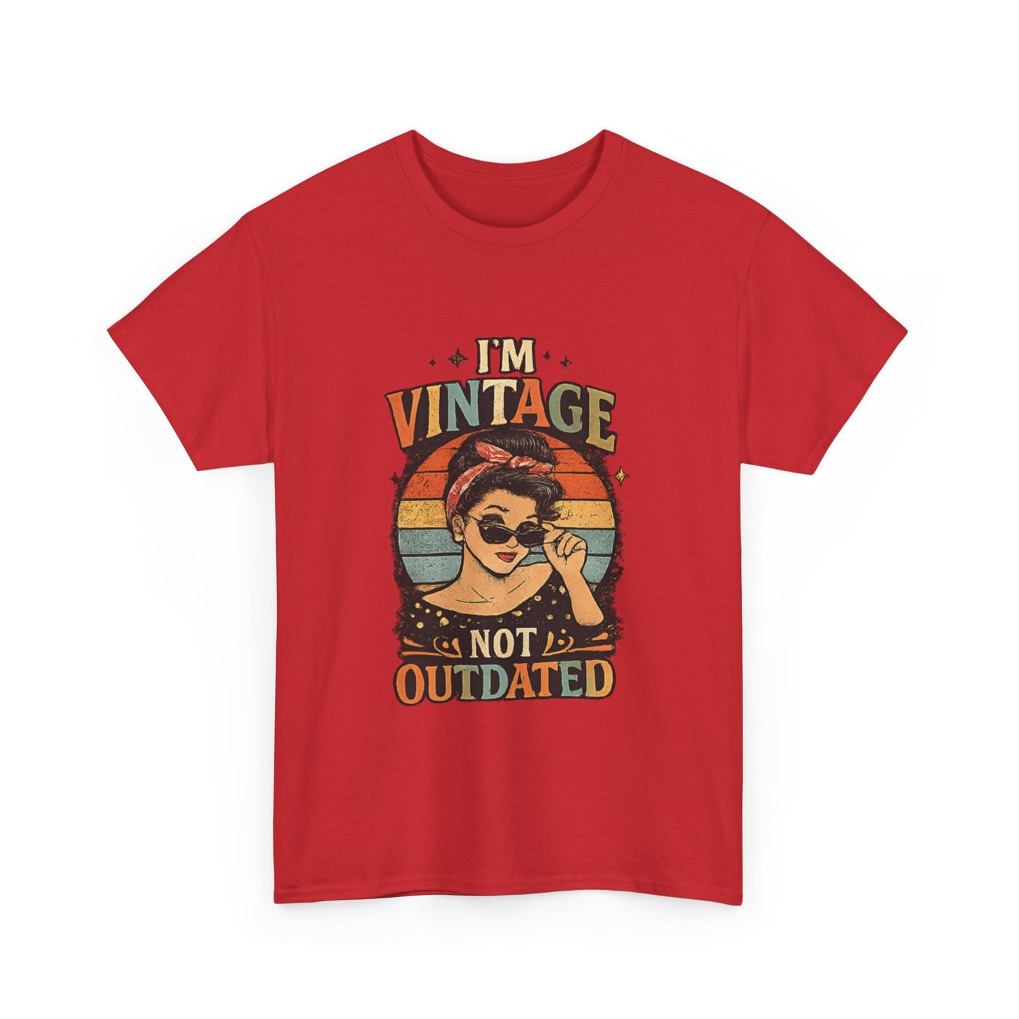Unisex Heavy Cotton Tee I'm Vintage