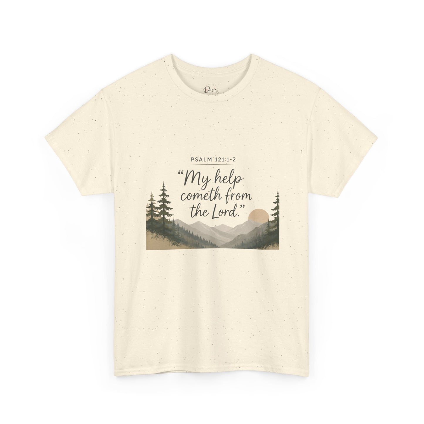 Unisex Heavy Cotton Tee Help From Lord