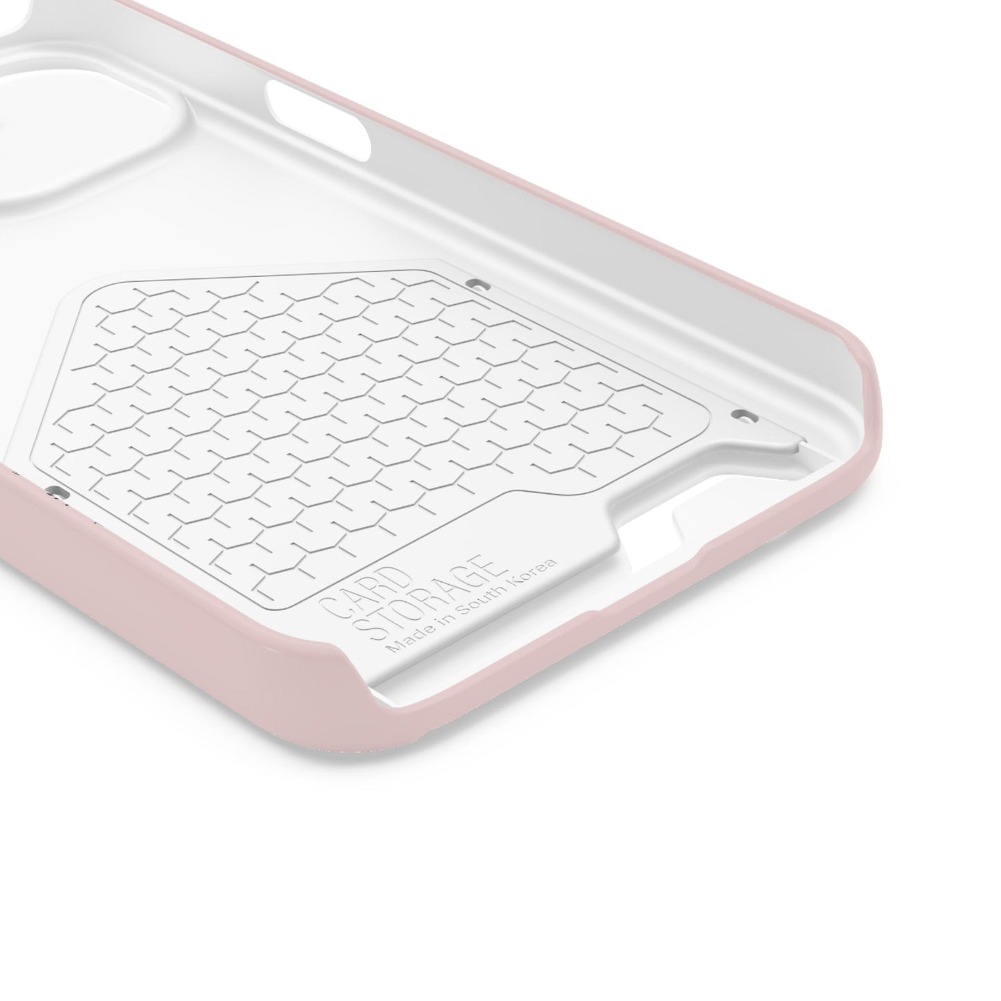 Pink Faith Phone Case with Card Holder — "Yahweh" Psalm IPHONE