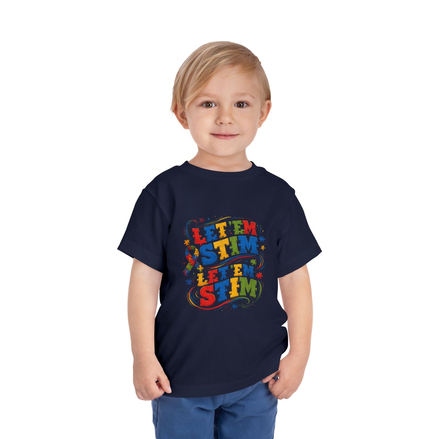 Toddler Short Sleeve Tee Let em Stim
