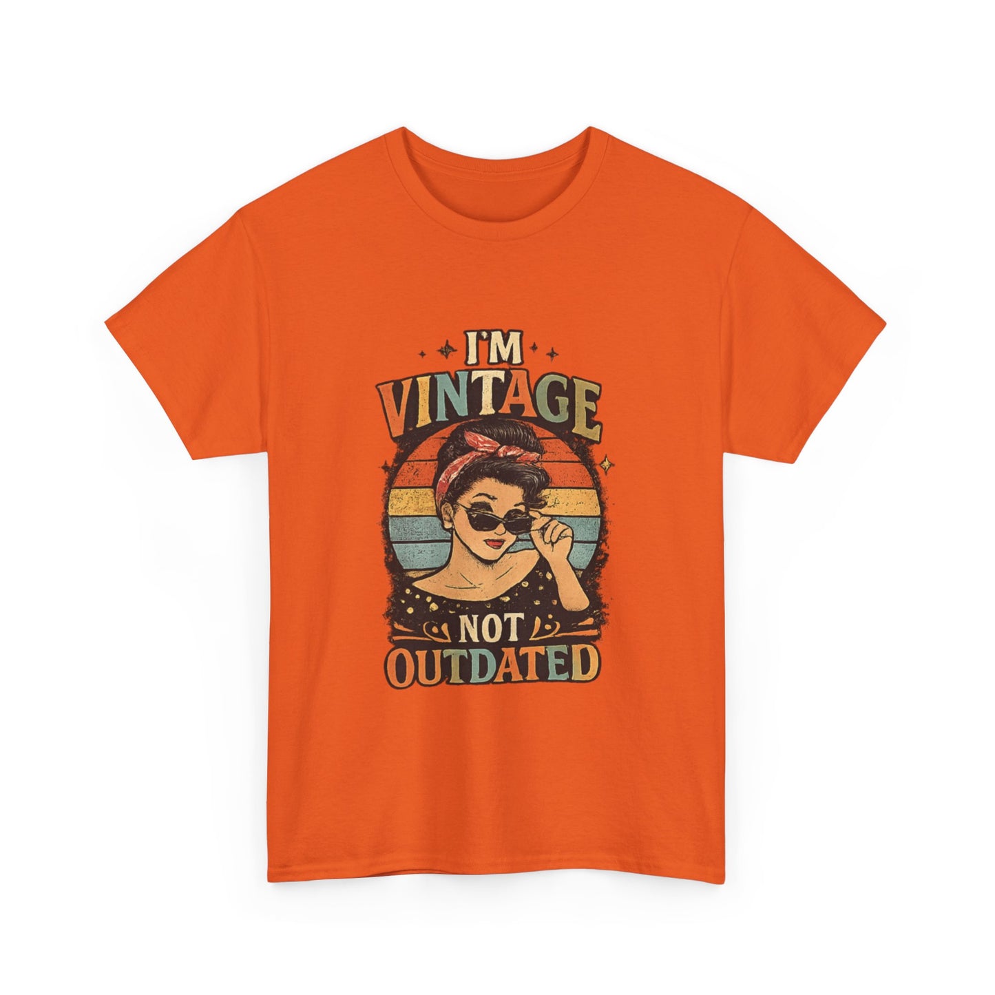 Unisex Heavy Cotton Tee I'm Vintage