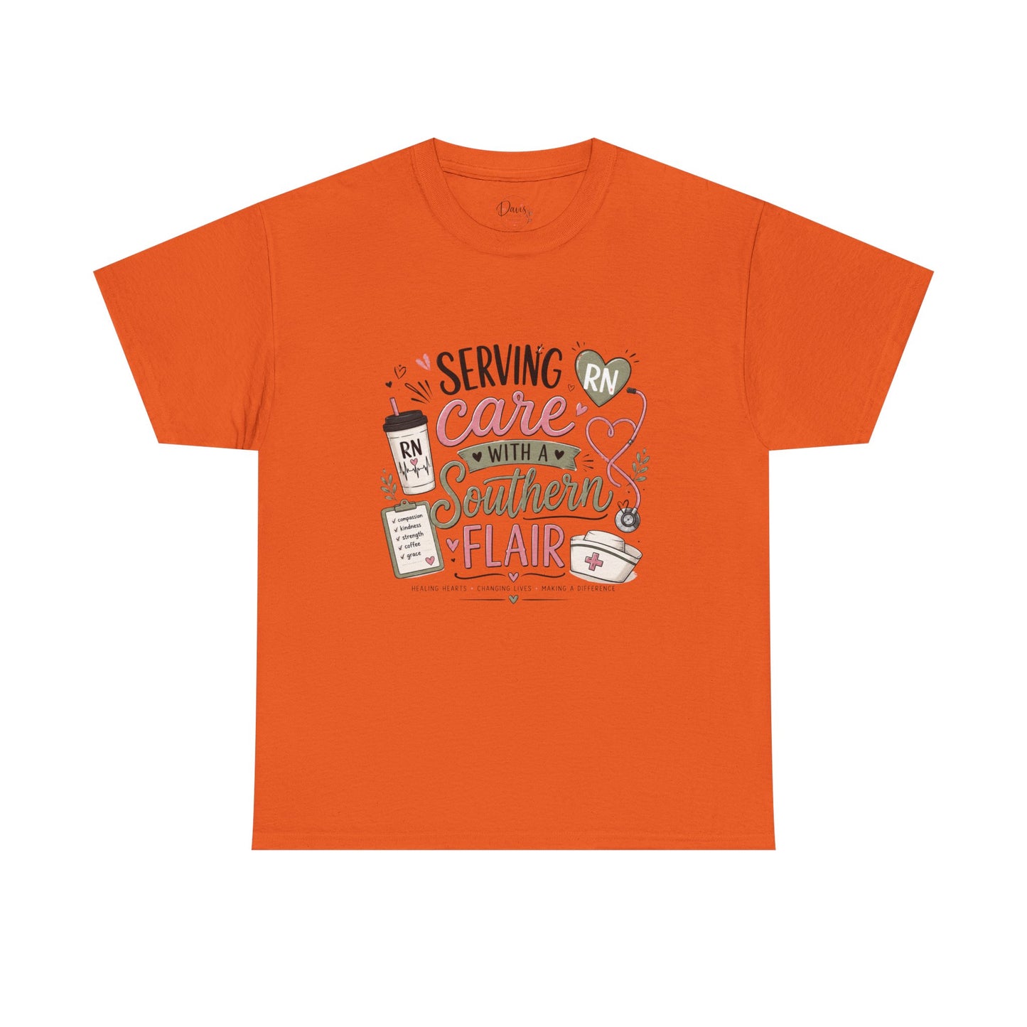 Unisex Heavy Cotton Tee RN Southern Flair