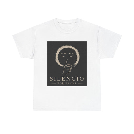 Unisex Heavy Cotton Tee Silencio Circ