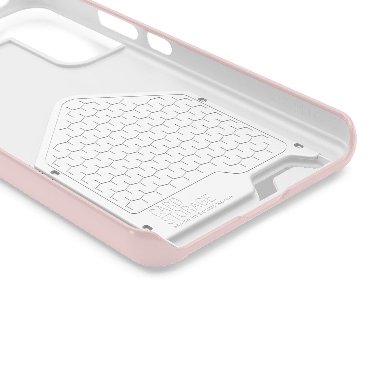 Pink Faith Phone Case with Card Holder — "Yahweh" Psalm SAMSUNG