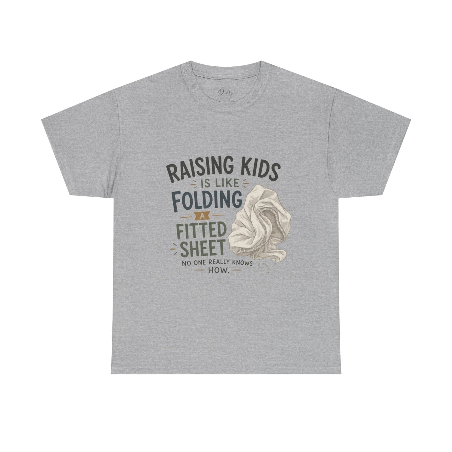 Unisex Heavy Cotton Tee Kids & Folded Sheets