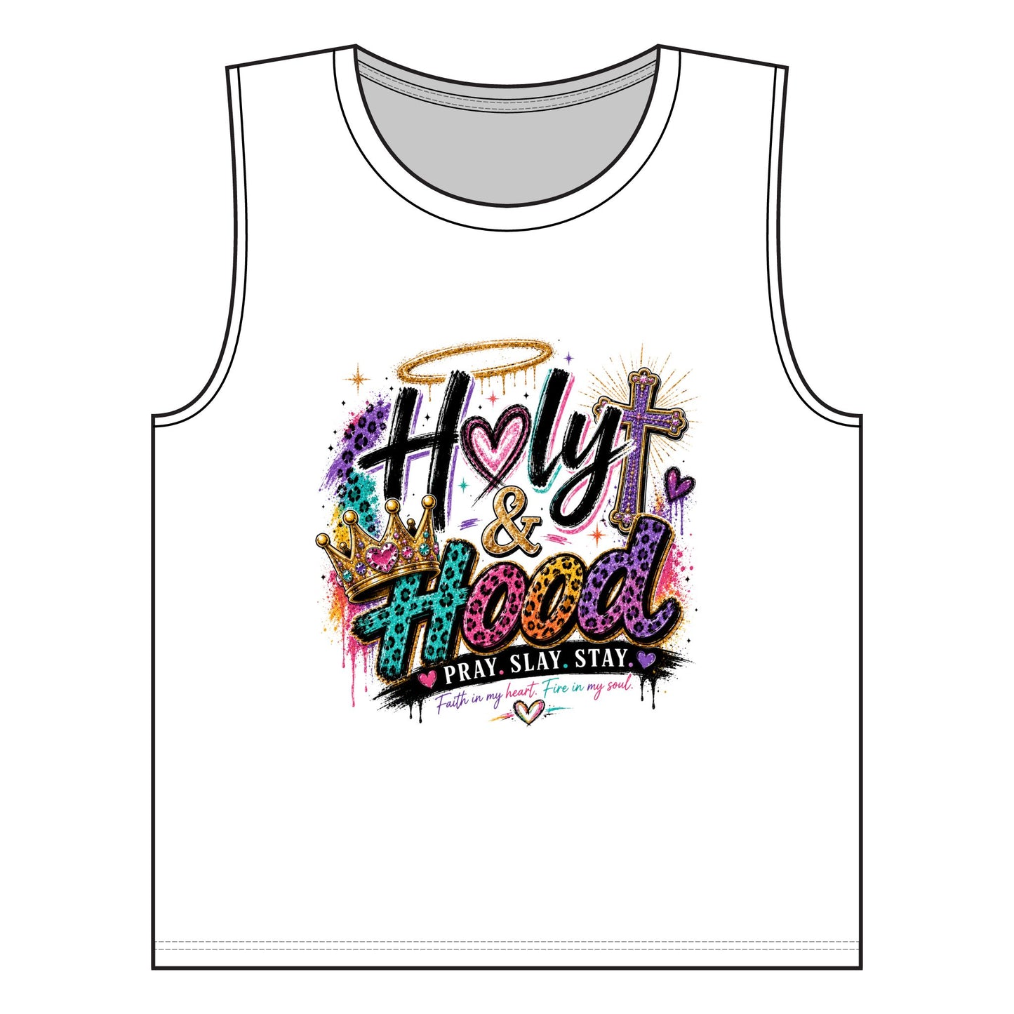 Women's Jersey Muscle Tank Holy&HoodSlay