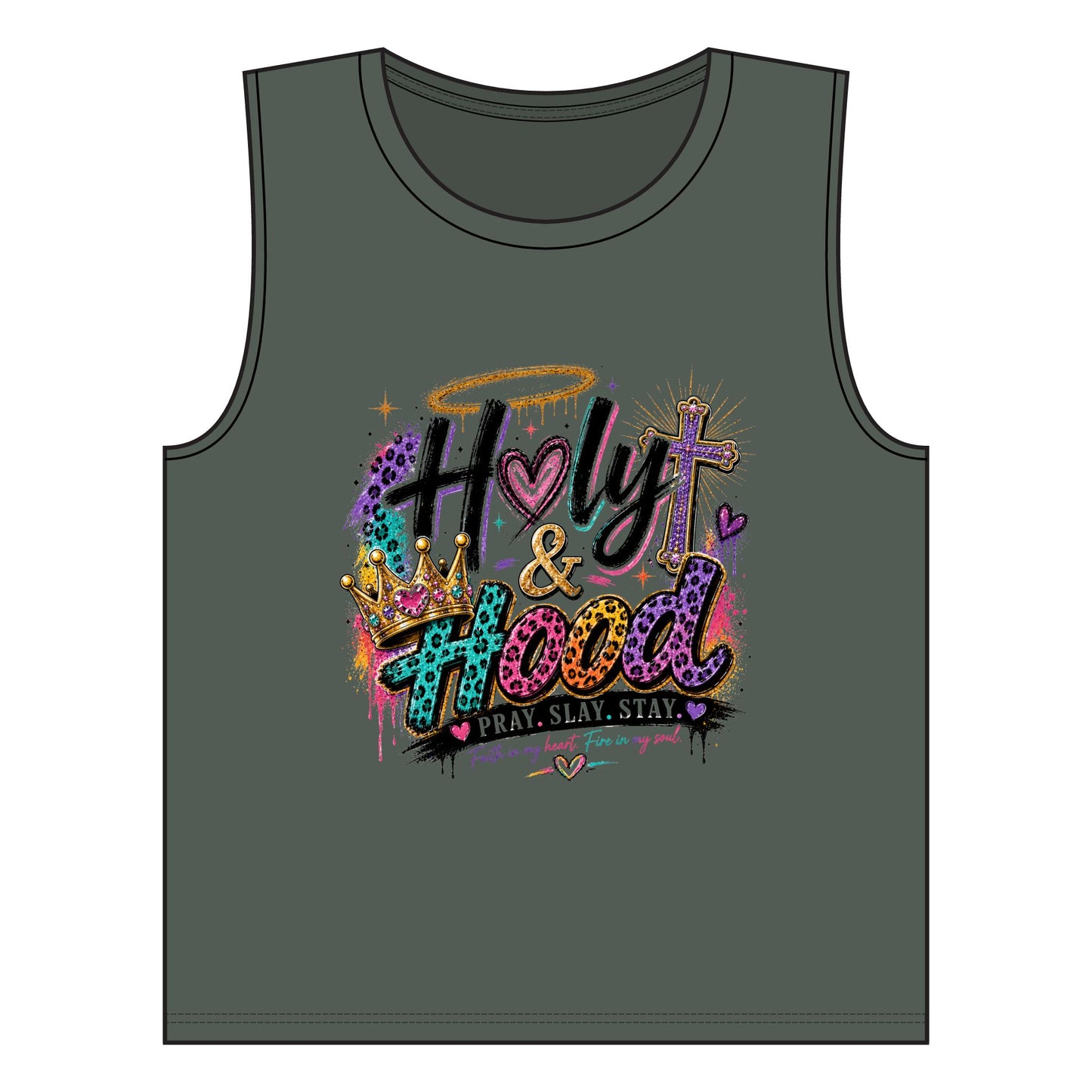 Women's Jersey Muscle Tank Holy&HoodSlay