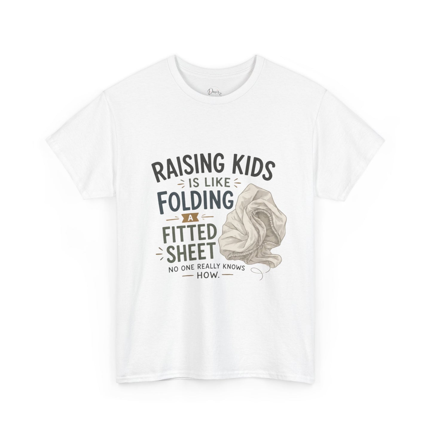 Unisex Heavy Cotton Tee Kids & Folded Sheets