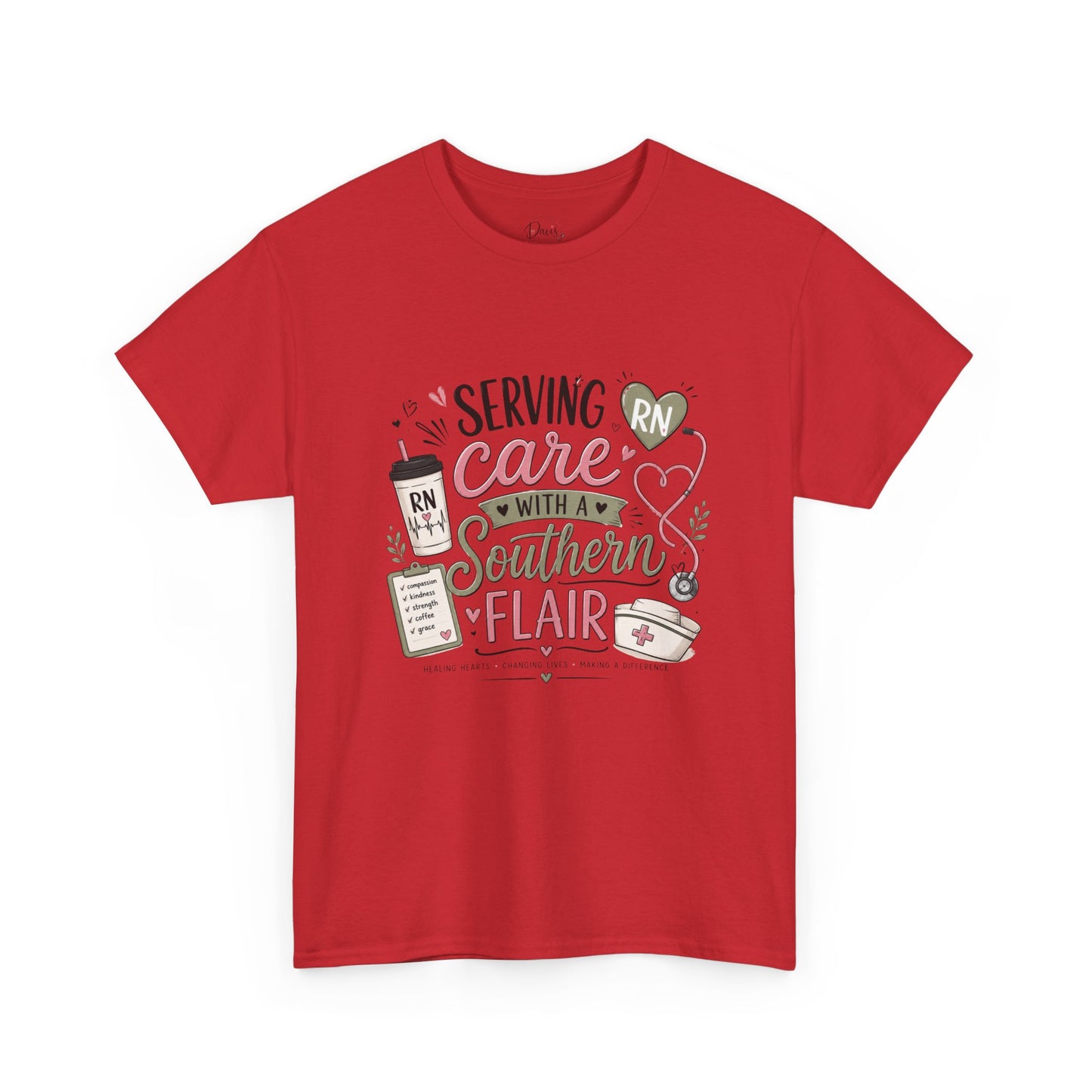 Unisex Heavy Cotton Tee RN Southern Flair