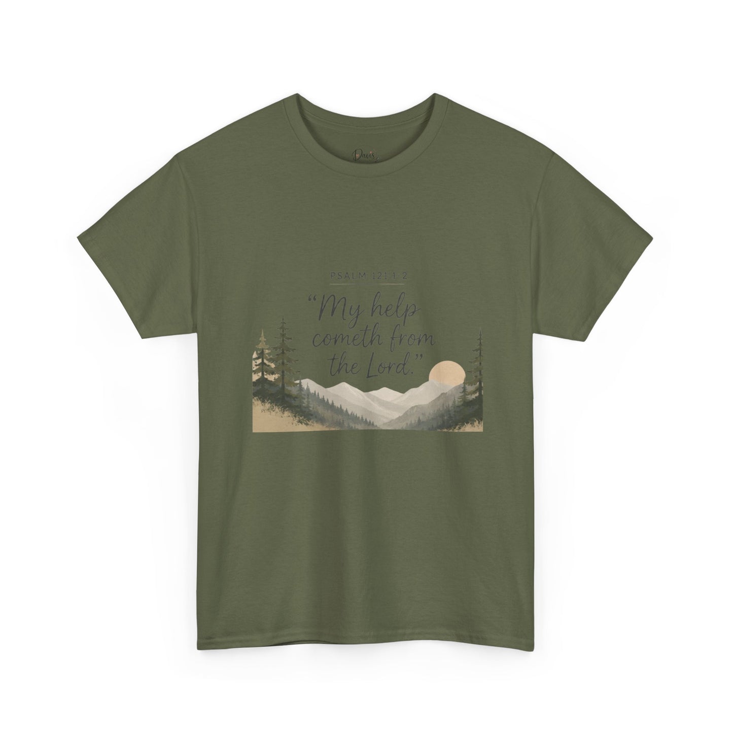 Unisex Heavy Cotton Tee Help From Lord