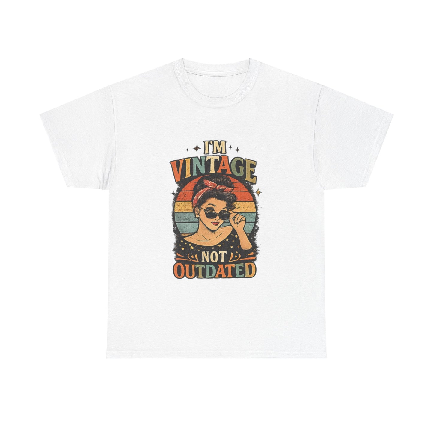 Unisex Heavy Cotton Tee I'm Vintage