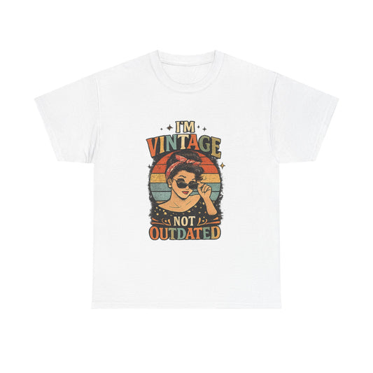 Unisex Heavy Cotton Tee I'm Vintage