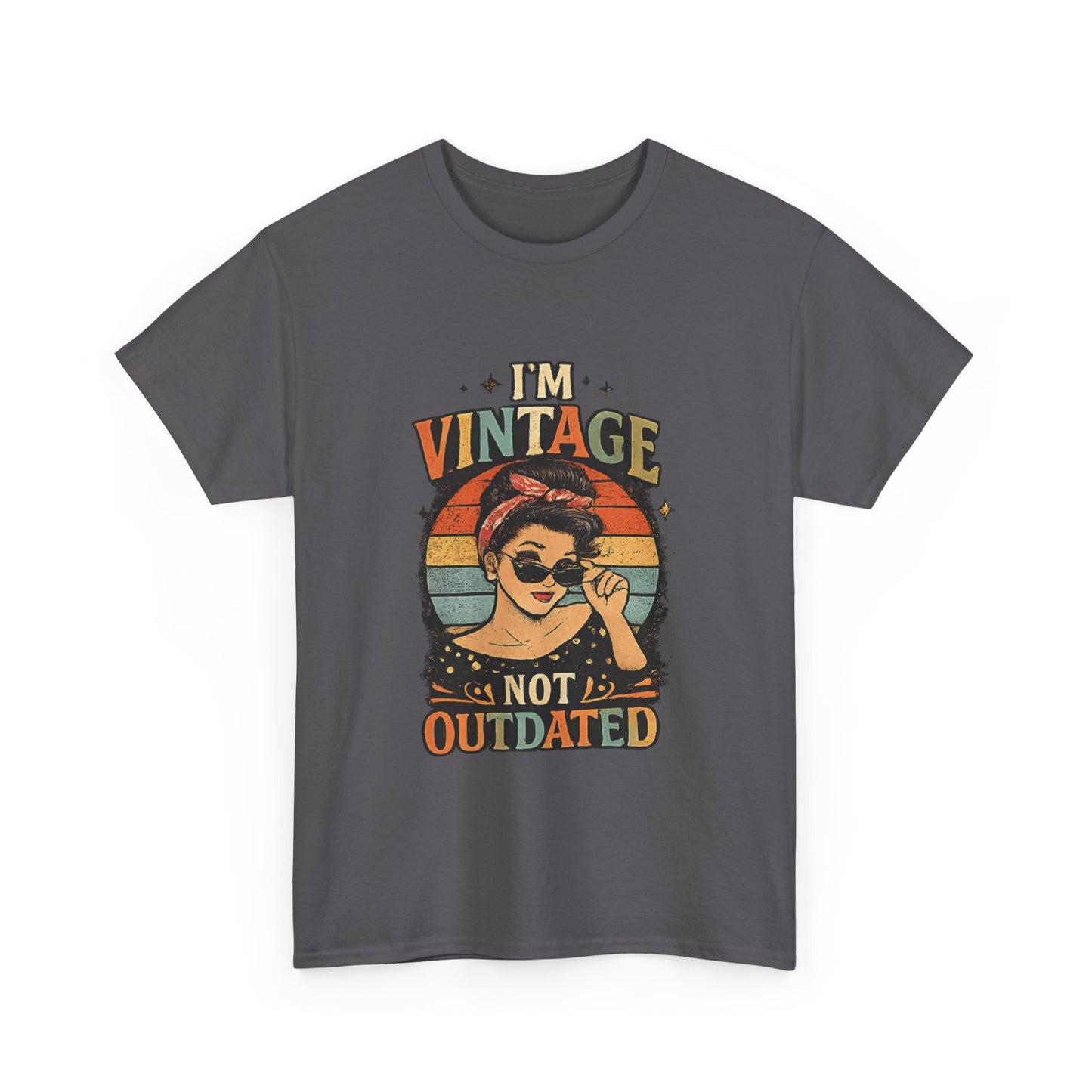 Unisex Heavy Cotton Tee I'm Vintage