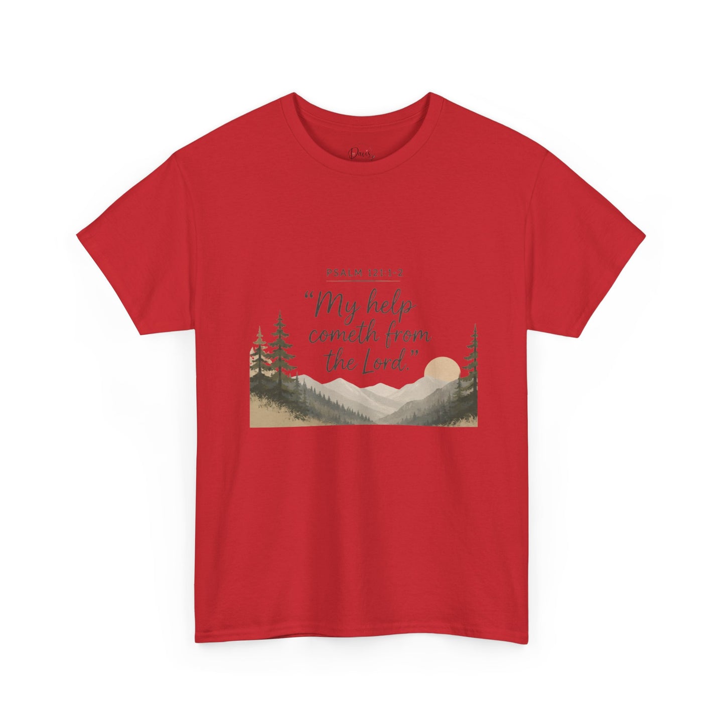 Unisex Heavy Cotton Tee Help From Lord