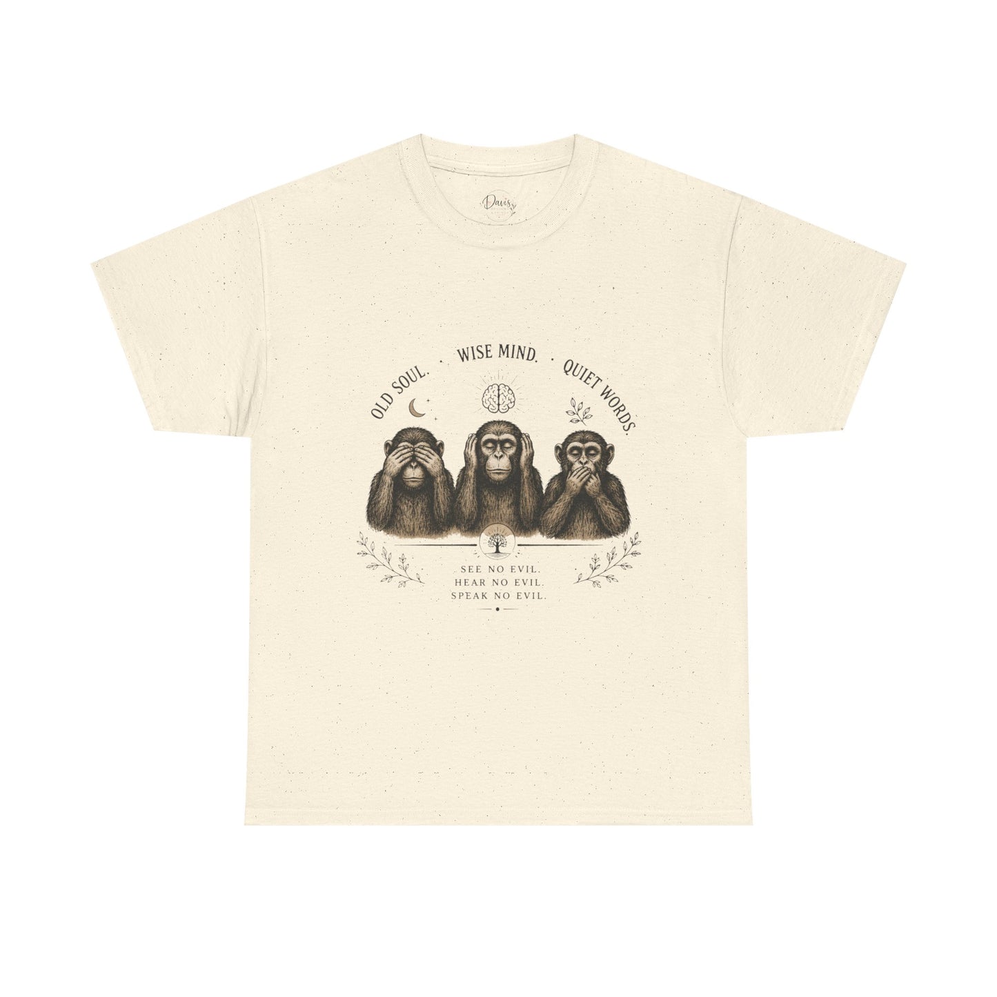 Unisex Heavy Cotton Tee 3 Wise Monkeys