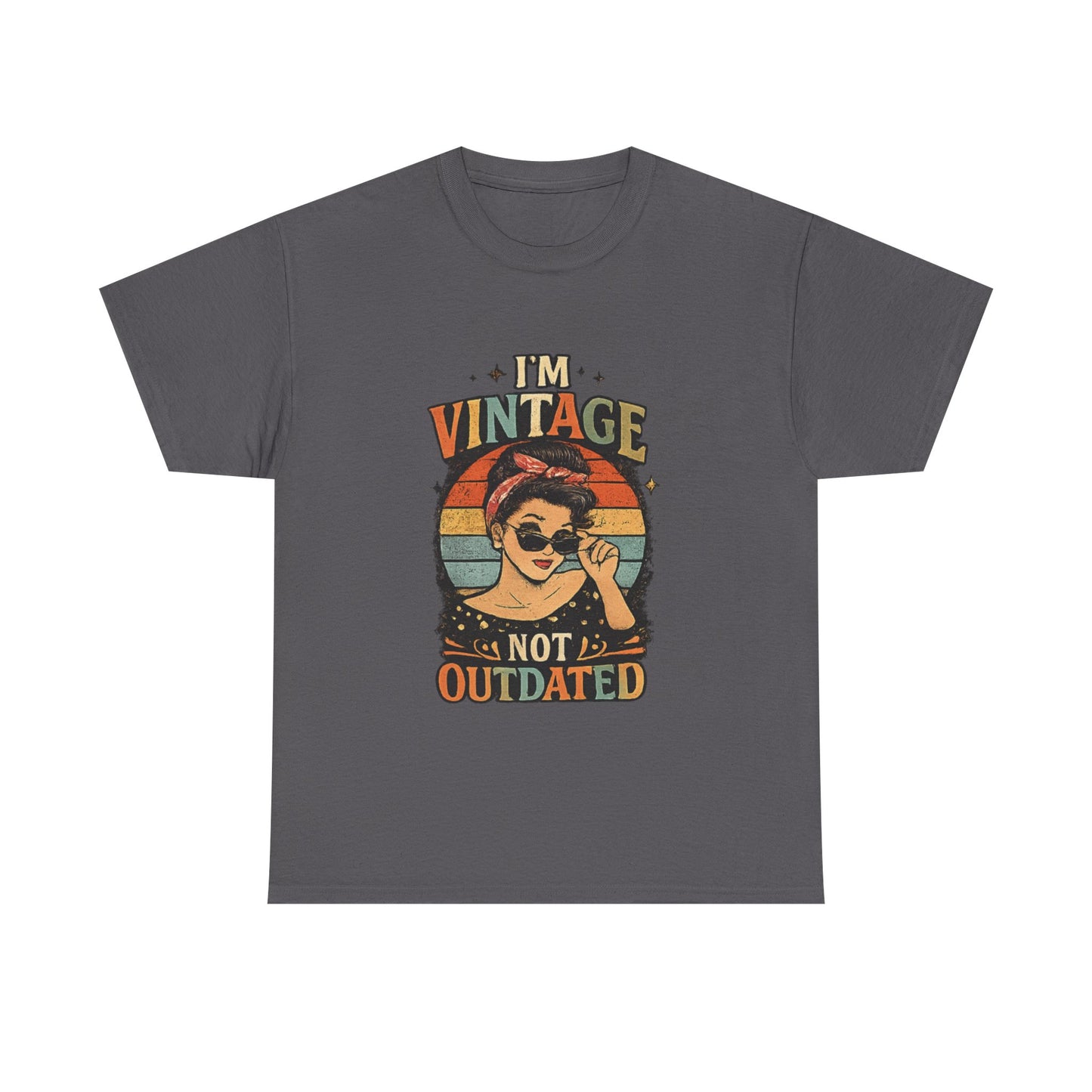 Unisex Heavy Cotton Tee I'm Vintage