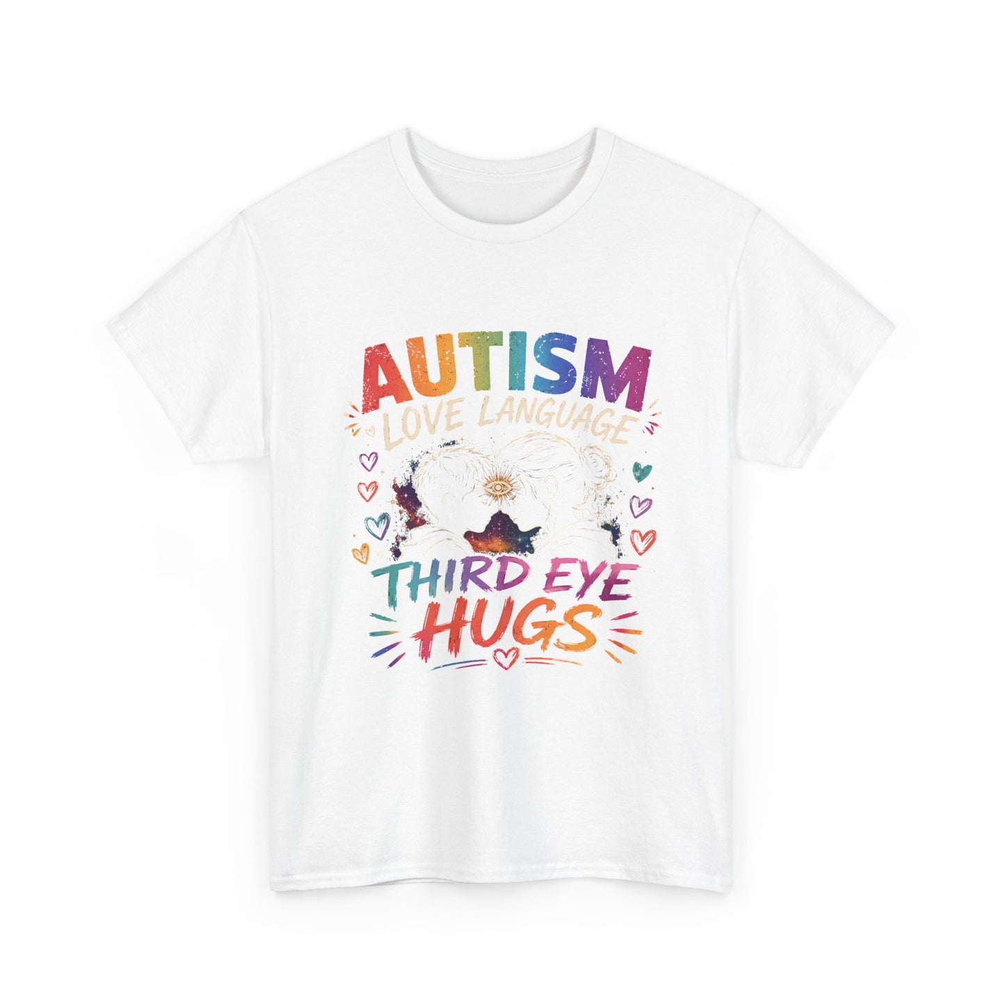 Unisex Heavy Cotton Tee Autism Third Eye Kisses