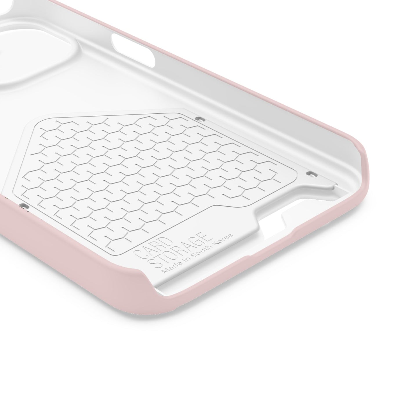 Pink Faith Phone Case with Card Holder — "Yahweh" Psalm IPHONE