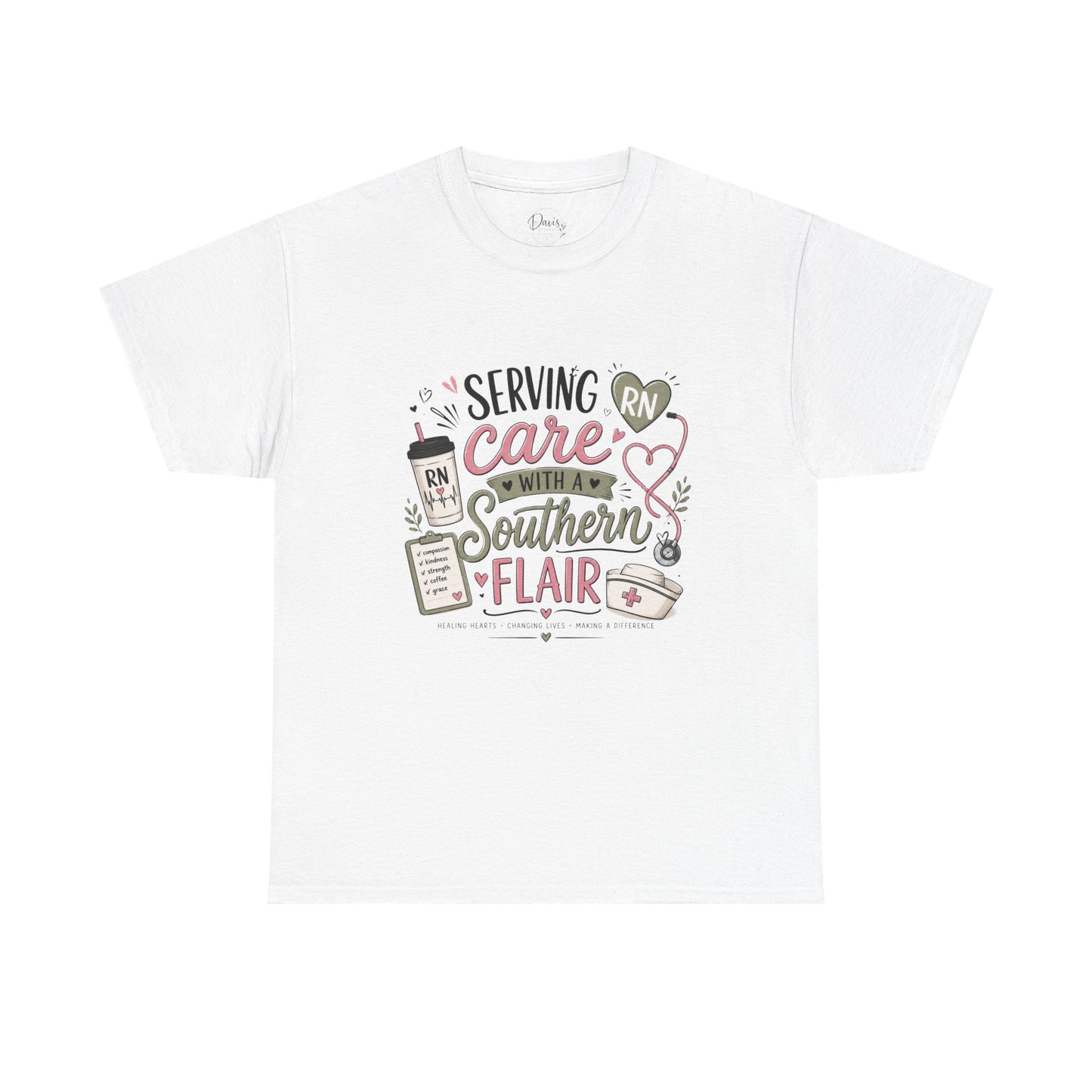 Unisex Heavy Cotton Tee RN Southern Flair