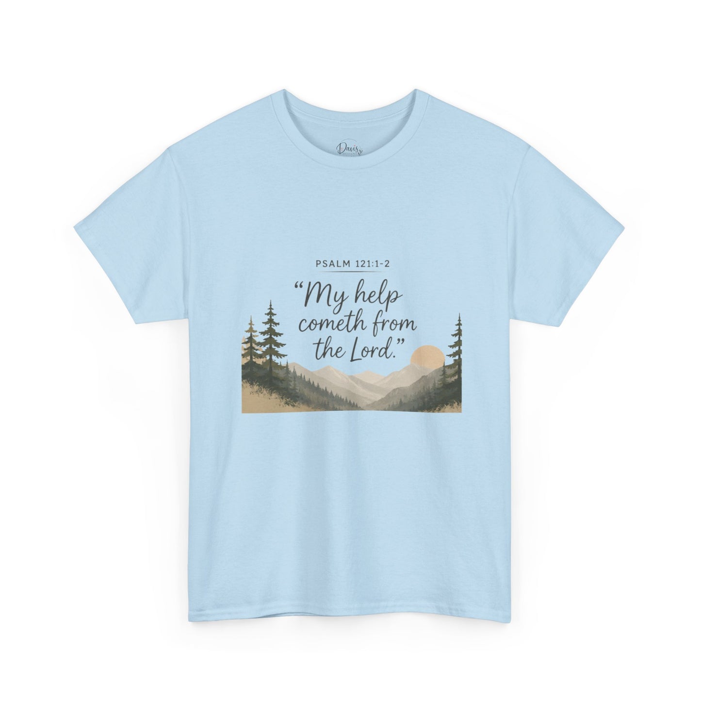 Unisex Heavy Cotton Tee Help From Lord