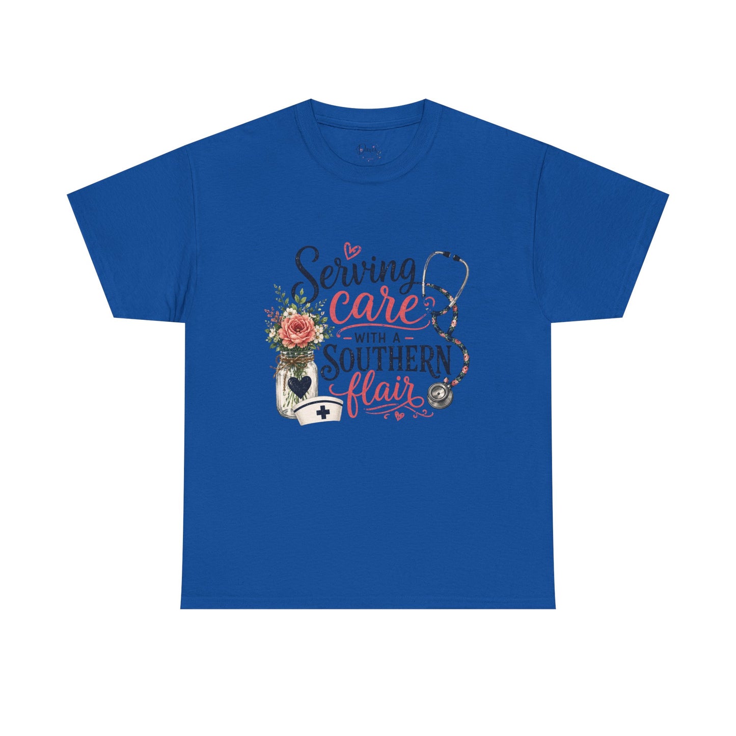 Unisex Heavy Cotton Tee Southern Flair Caring