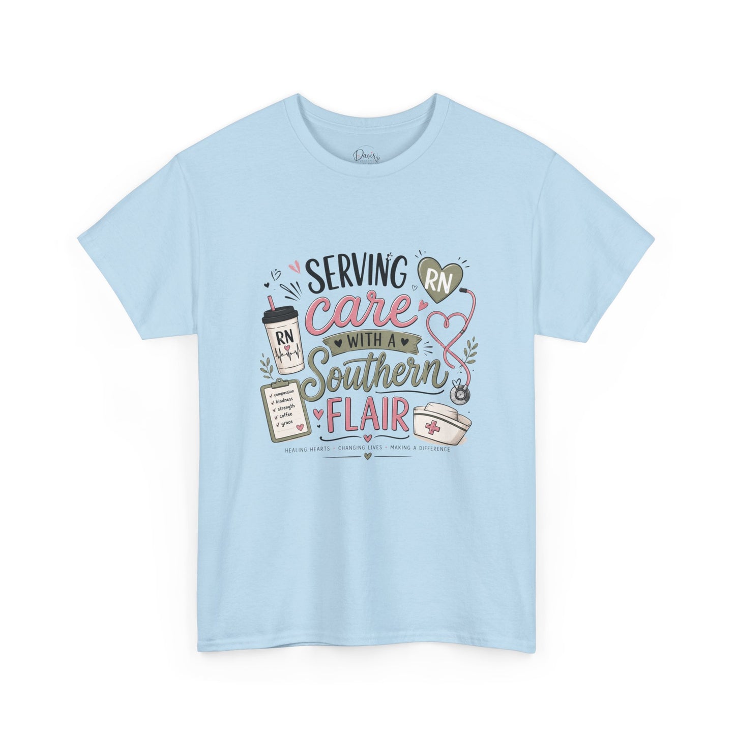 Unisex Heavy Cotton Tee RN Southern Flair