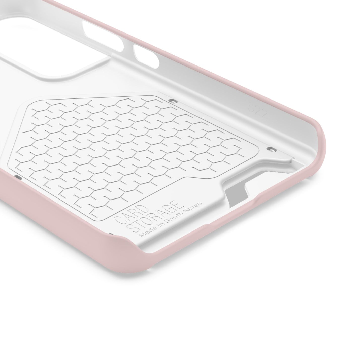 Pink Faith Phone Case with Card Holder — "Yahweh" Psalm SAMSUNG