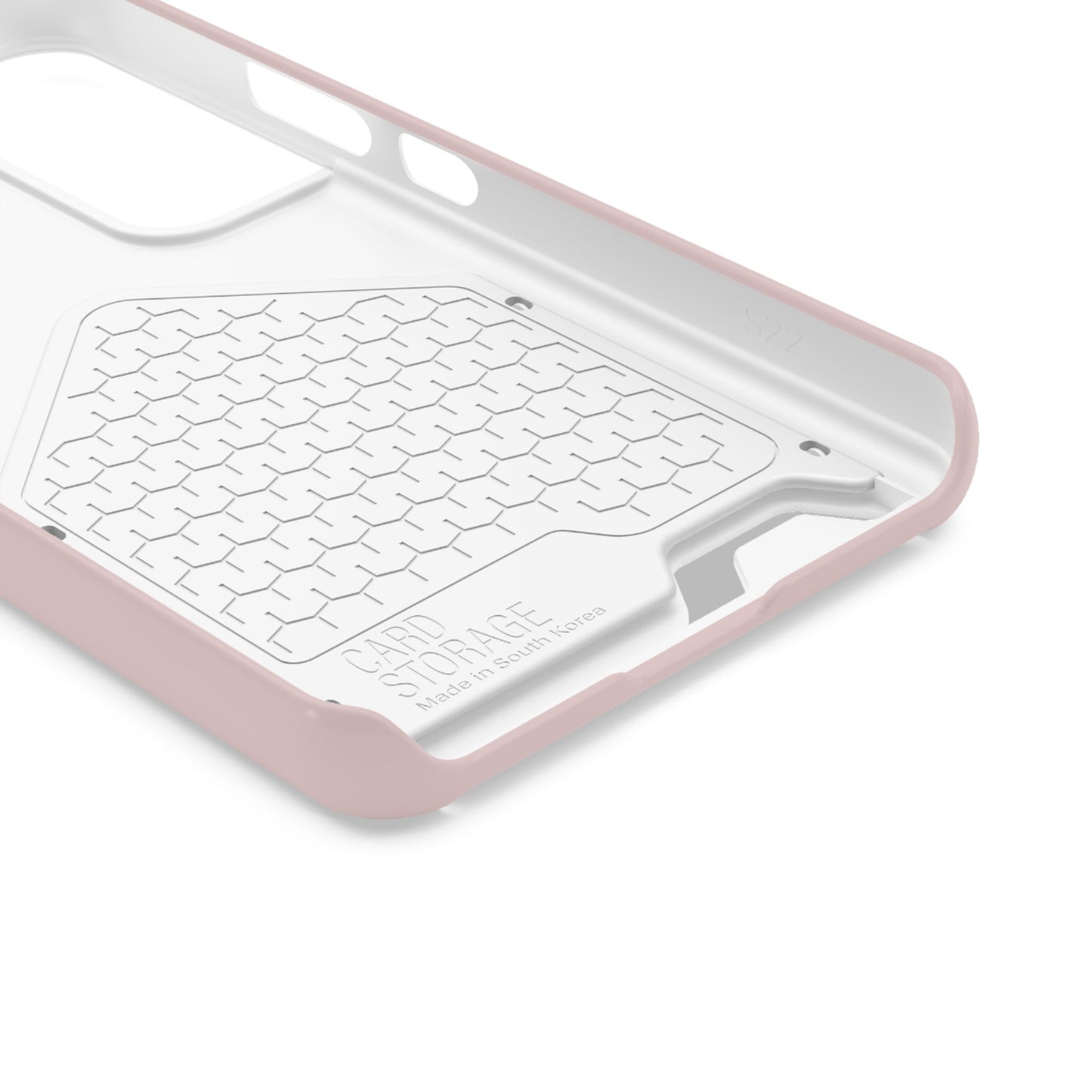 Pink Faith Phone Case with Card Holder — "Yahweh" Psalm SAMSUNG