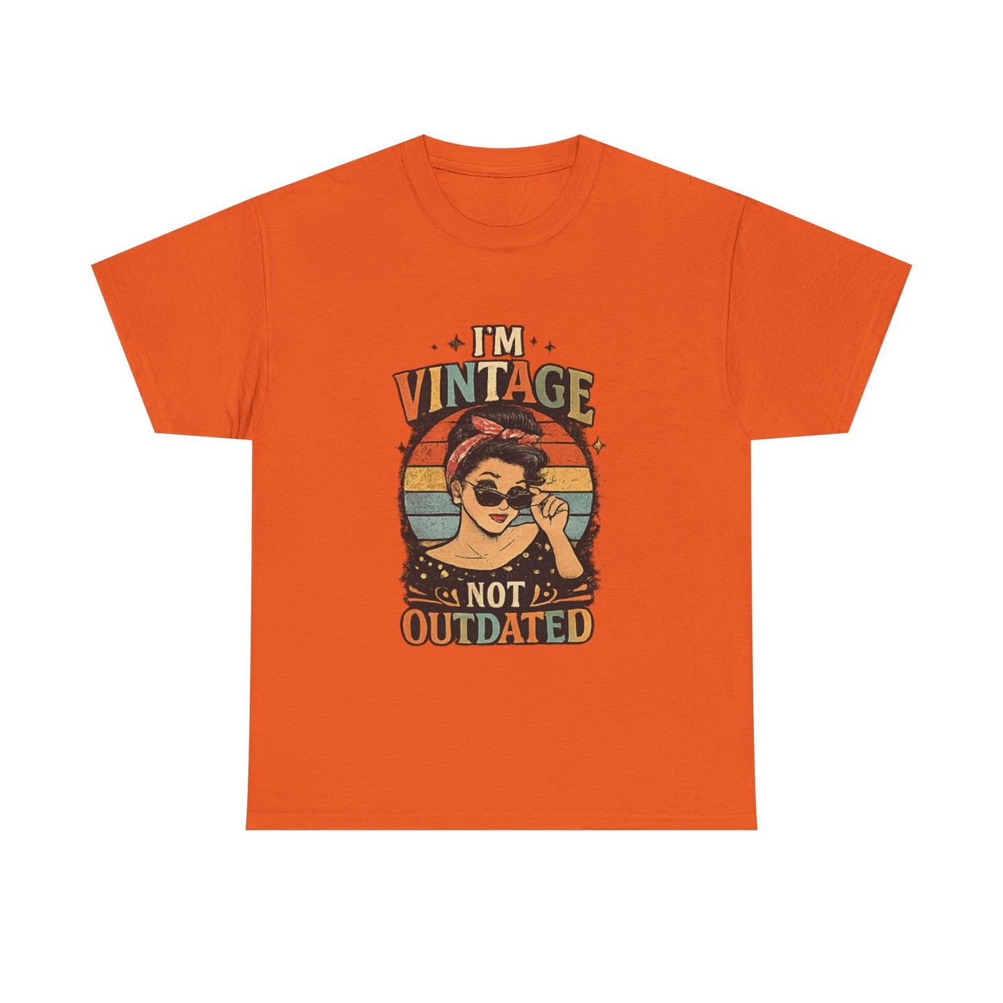 Unisex Heavy Cotton Tee I'm Vintage