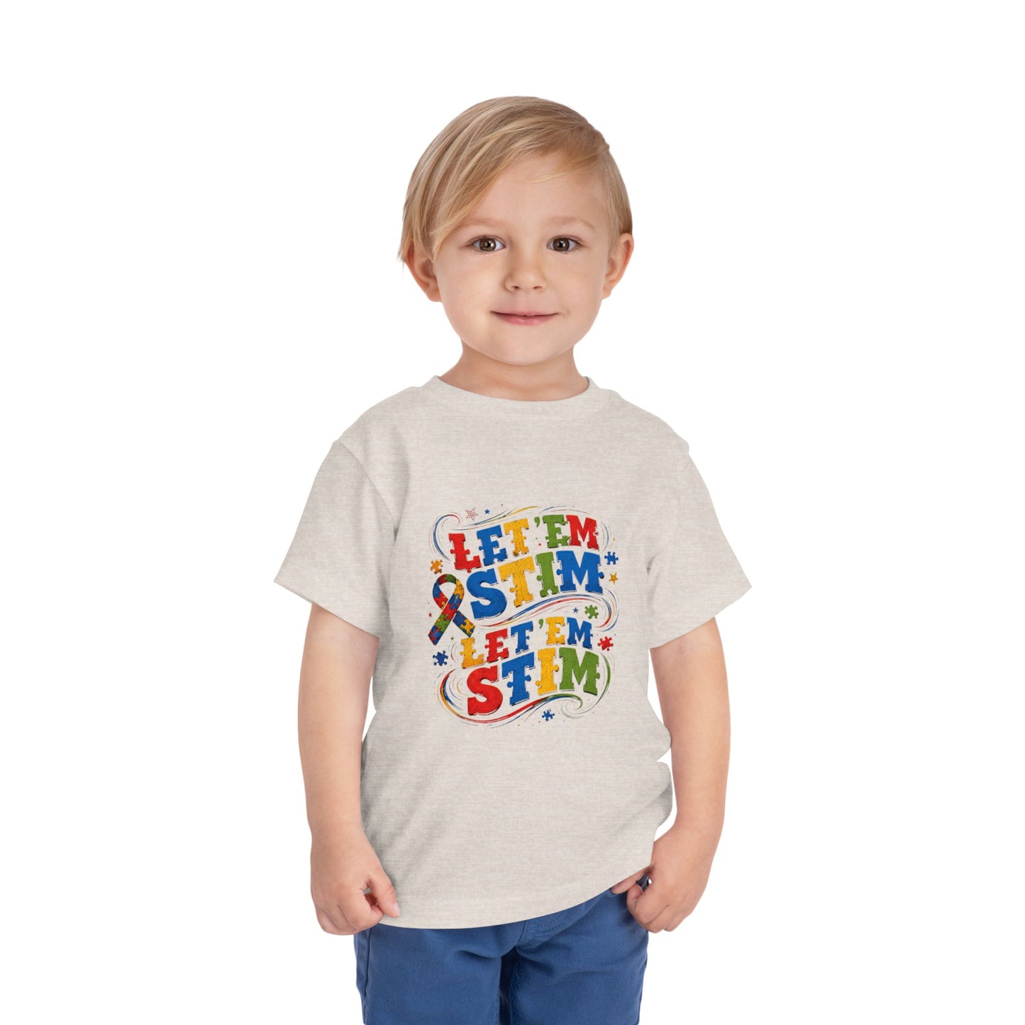 Toddler Short Sleeve Tee Let em Stim