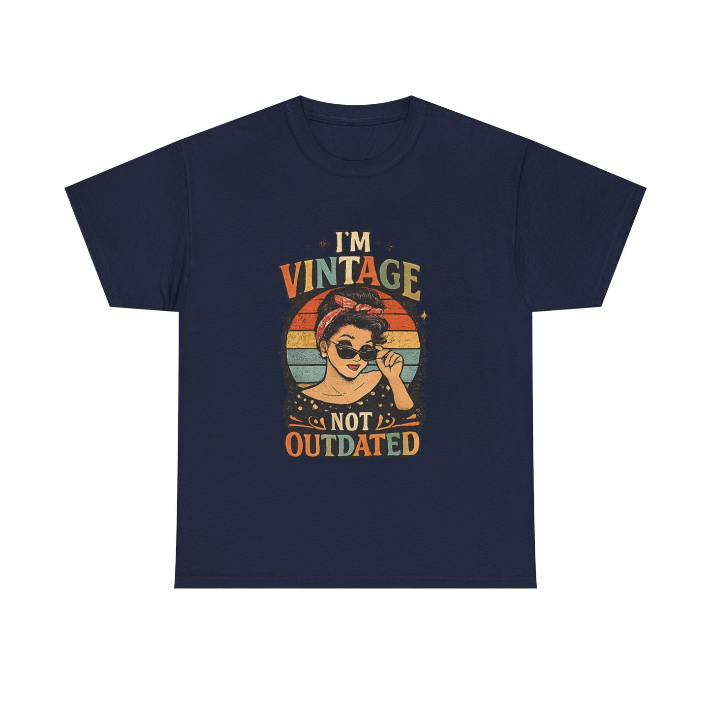 Unisex Heavy Cotton Tee I'm Vintage